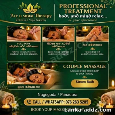 Are U Suwa Therapy වෙත සාදරයෙන් පිලිගන්නවා.❤🙏, Companionship in Kohuwala, Sri Lanka