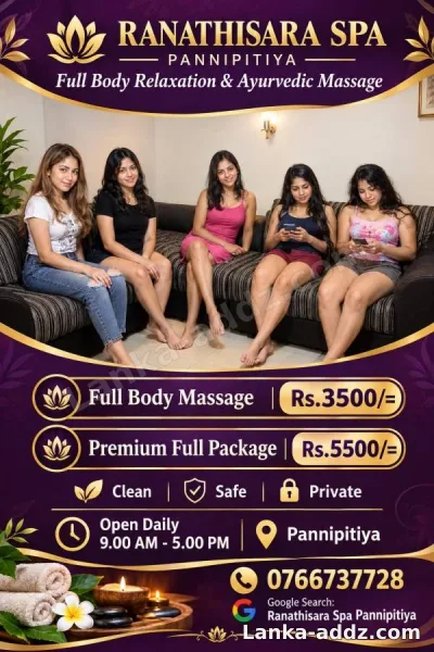 Ranathisara Spa - Pannipitiya, Wellness & Massage in Pannipitiya, Sri Lanka